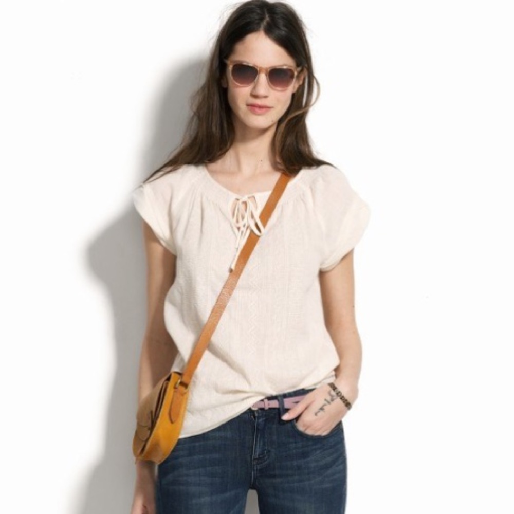 Madewell Embroidered Farmstead Popover
